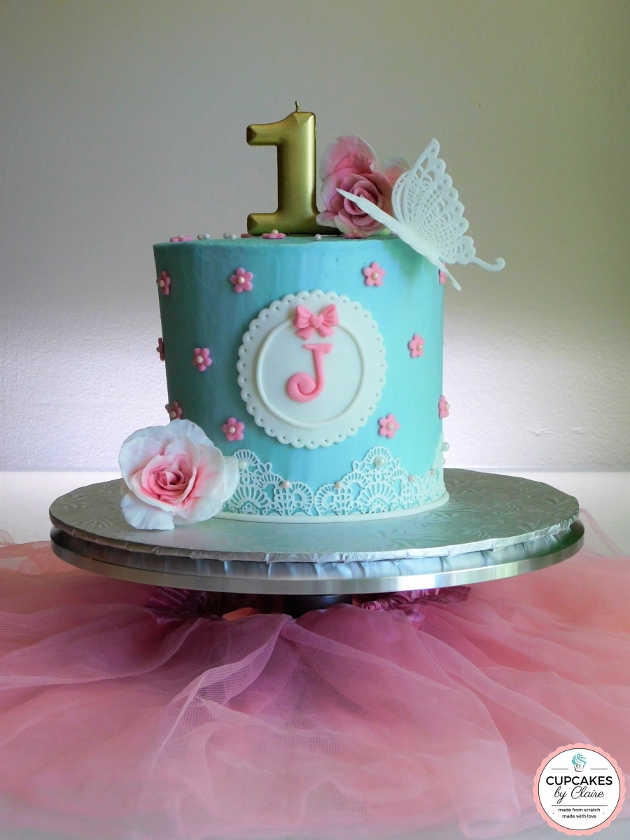 Butterfly Lace Cake