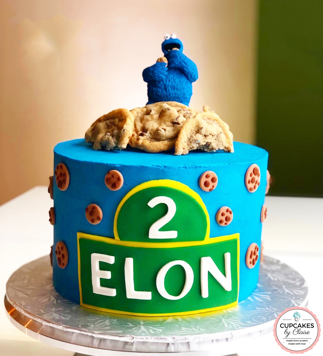 Cookie Monster Cake (2)