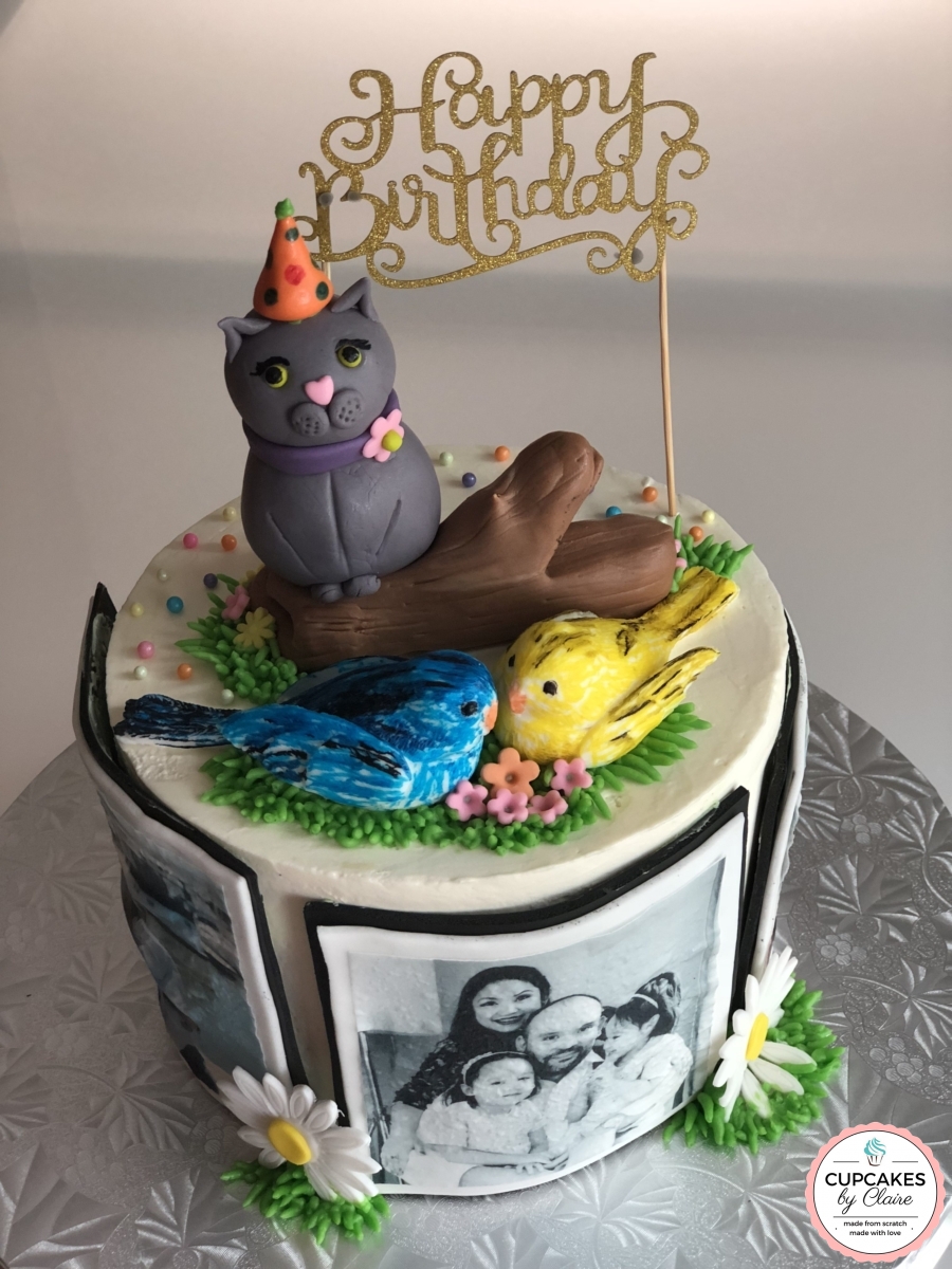 Family Album Cake