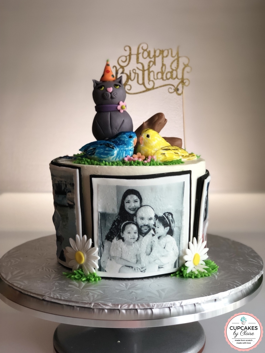 Family Album Cake