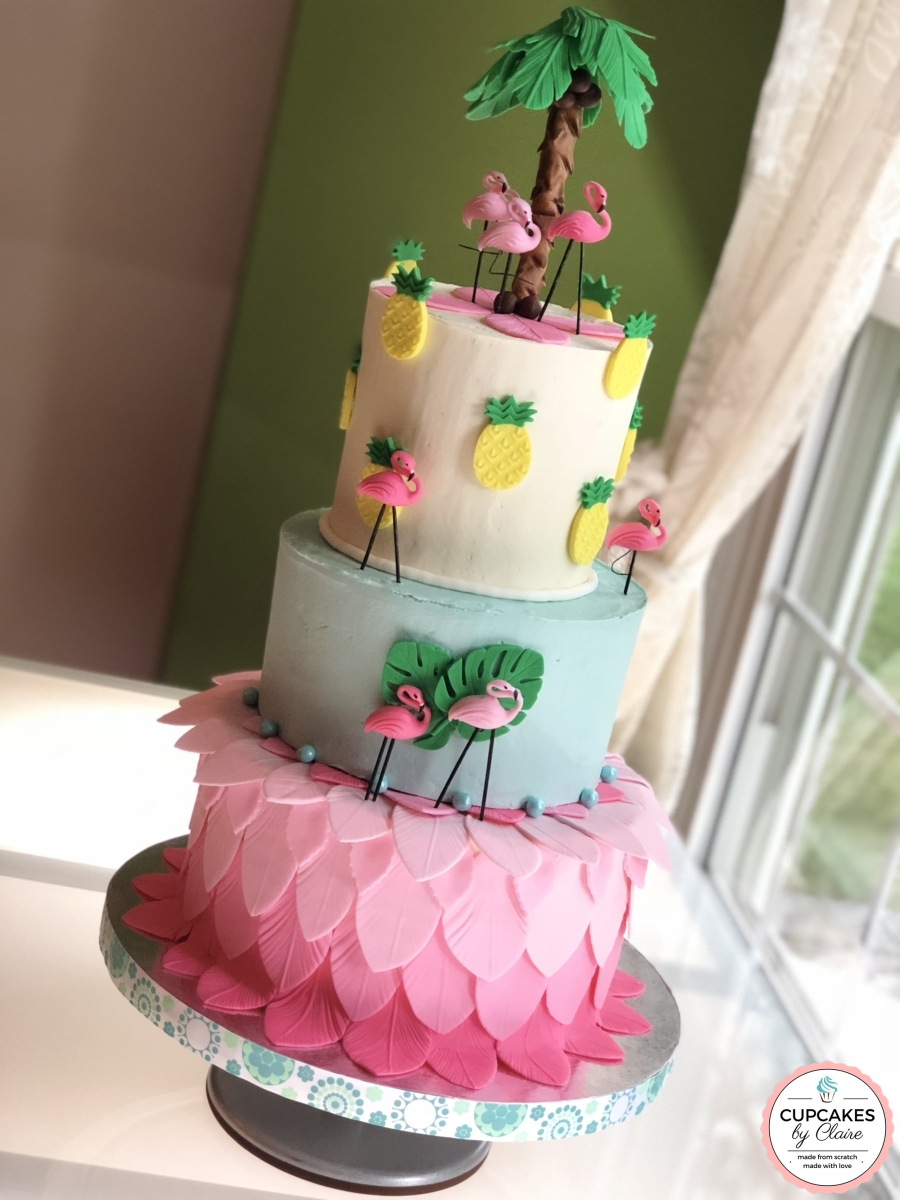 Flamingo Cake