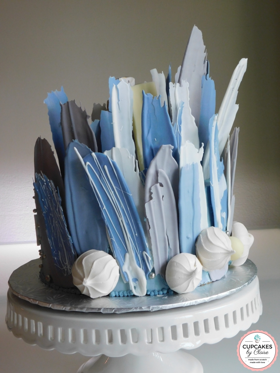 First Communion Cake Blue