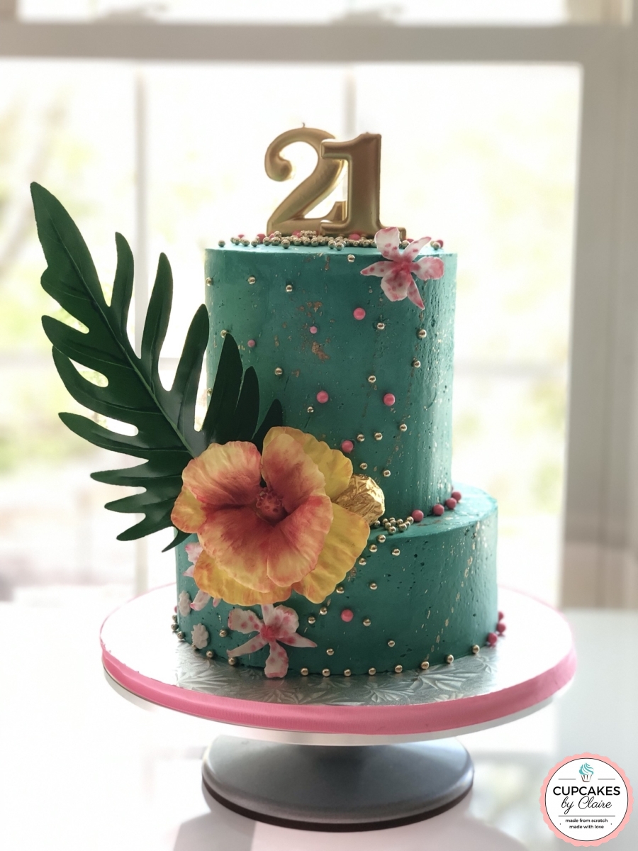 Hawaiian Luau Cake