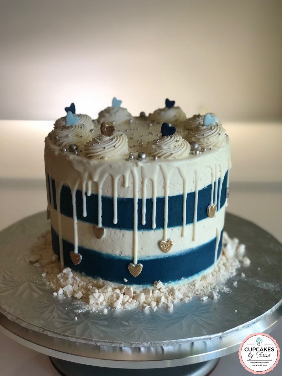 Hearts Drip Cake