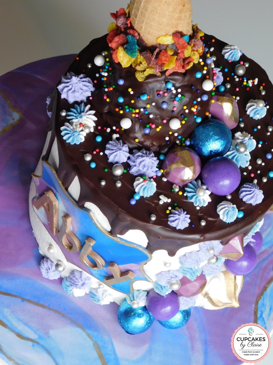 Ice Cream Drip Cake