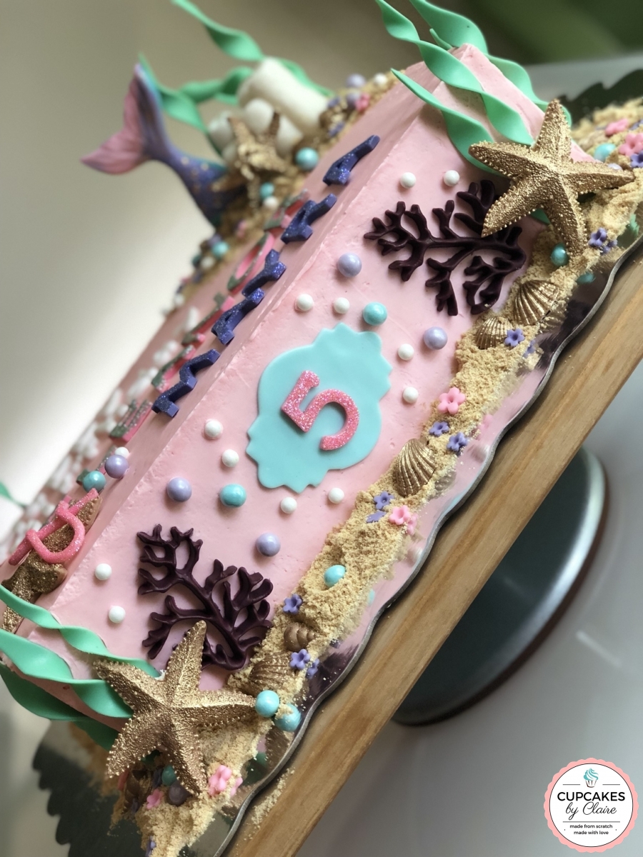 Mermaid Sheet Cake