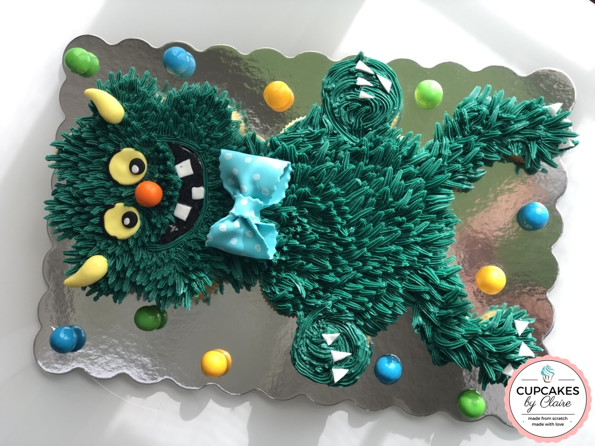 Monster Pull-Apart Cupcake Cake