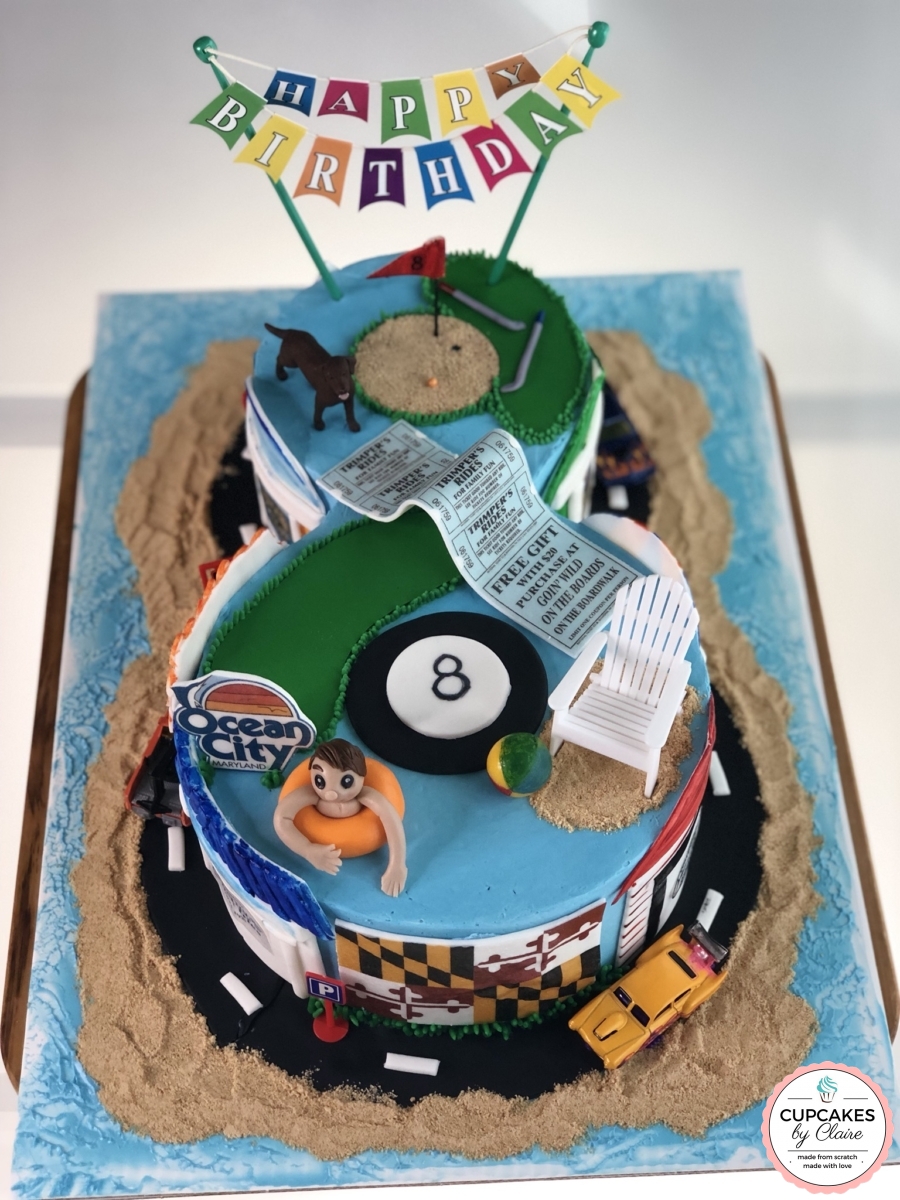 Ocean City Identity Cake