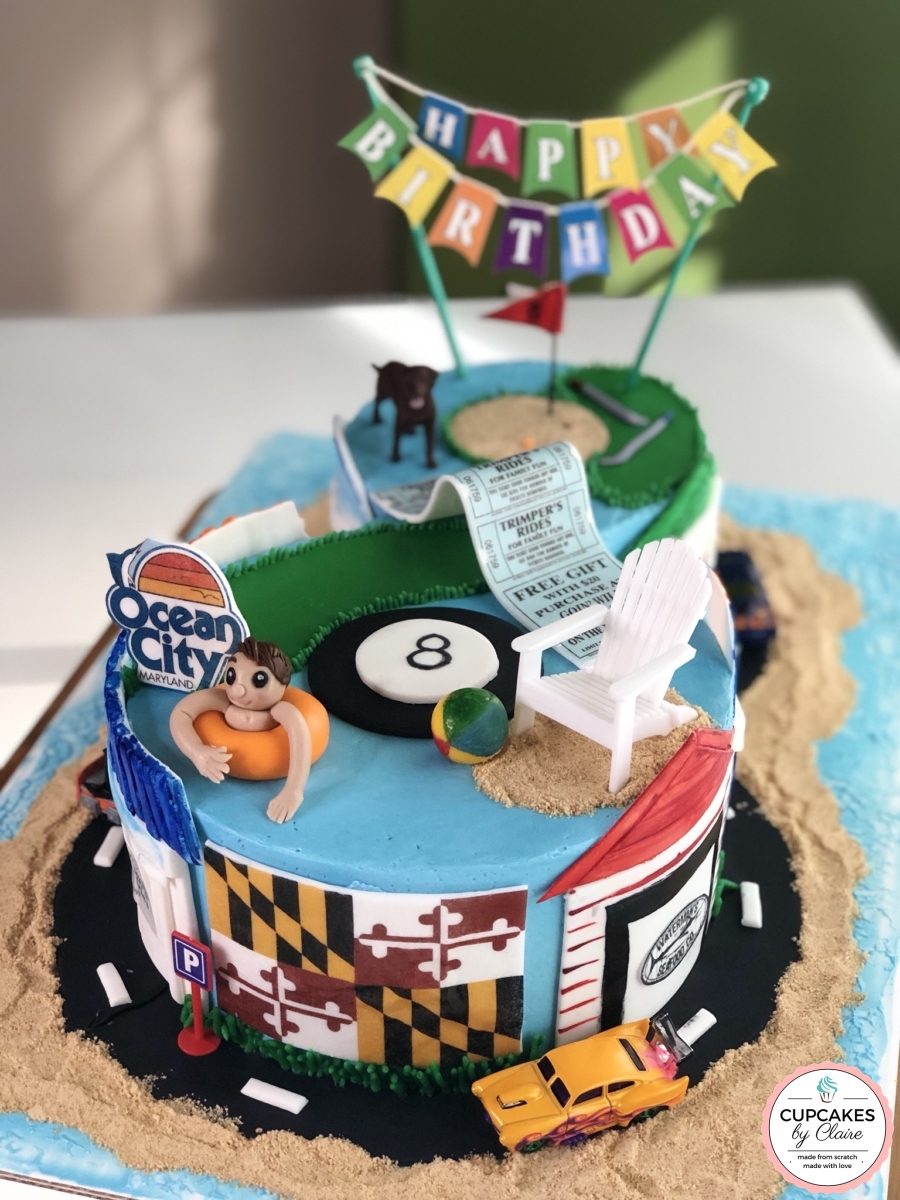 Ocean City Identity Cake