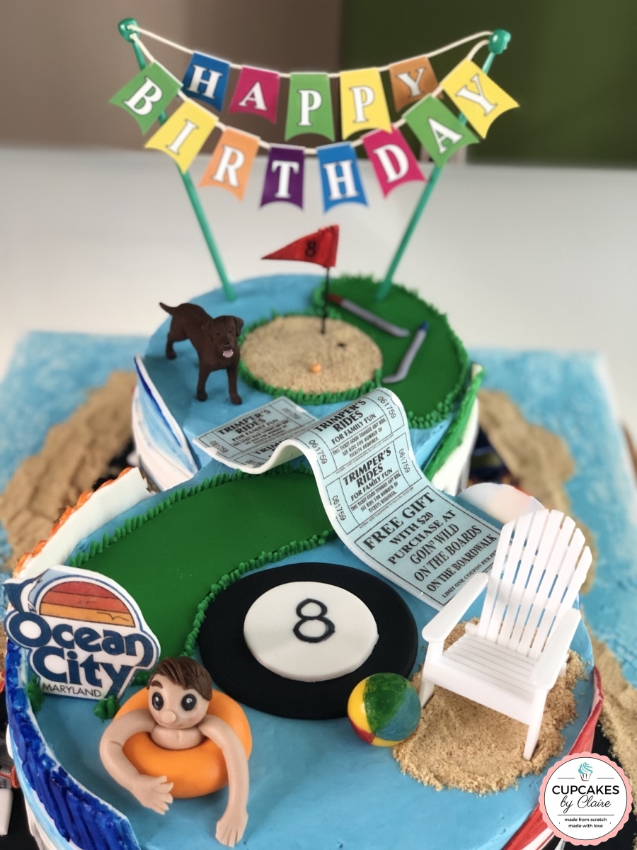 Ocean City Identity Cake