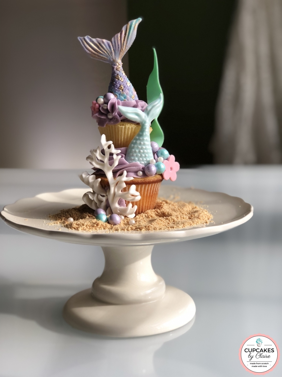 Tiered Mermaid Cupcake