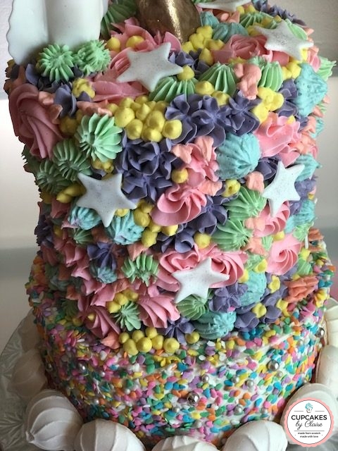 Two-Tier Unicorn Cake