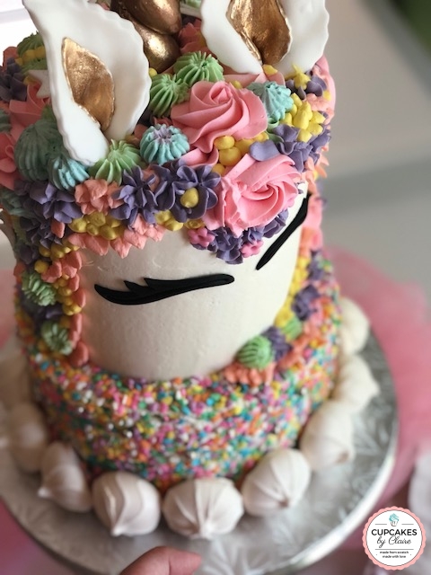 Two-Tier Unicorn Cake