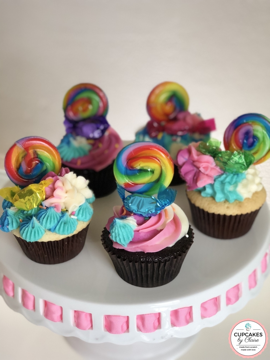 candy cupcakes