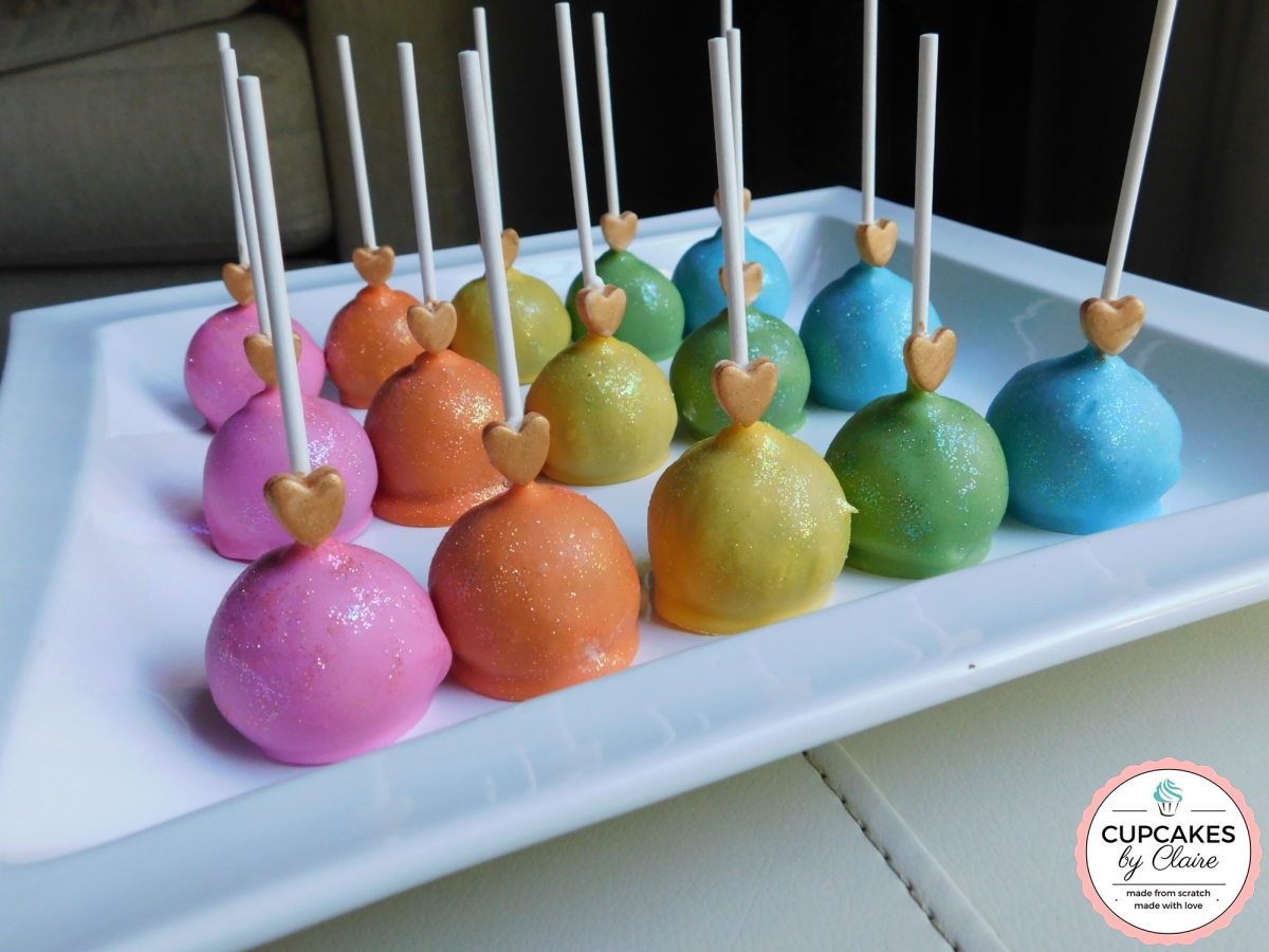 rainbow cakepops