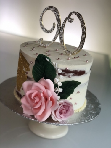 90th Birthday Cake
