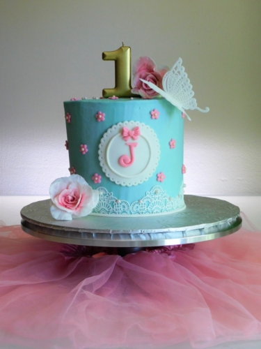 Butterfly Lace Cake