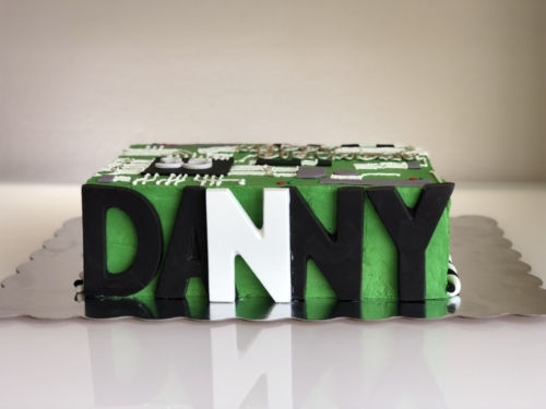 Circuit Board Cake
