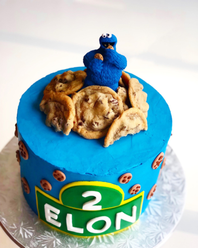 Cookie Monster Cake (1)