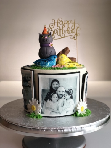 Family Album Cake