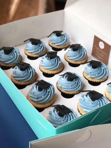 Graduation Vanilla Cupcakes