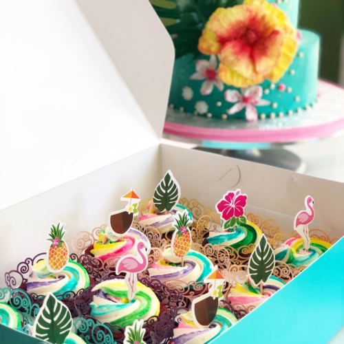 Hawaiian Luau Cupcakes