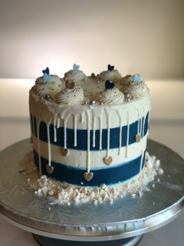 Hearts Drip Cake