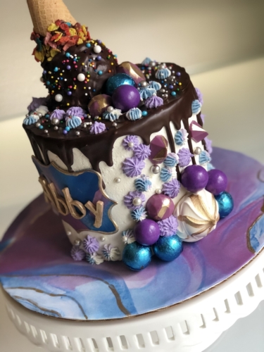 Ice Cream Drip Cake