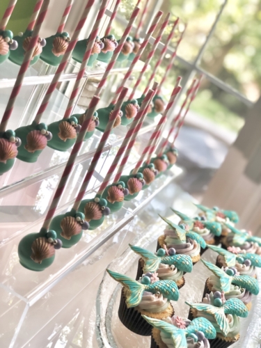 Mermaid Pastel Cake Pops