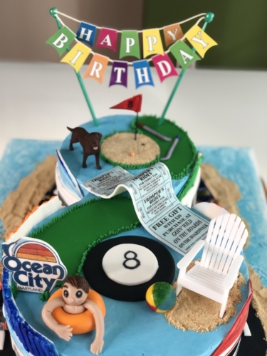 Ocean City Identity Cake