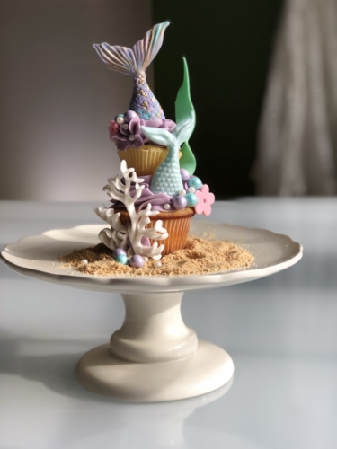 Tiered Mermaid Cupcake
