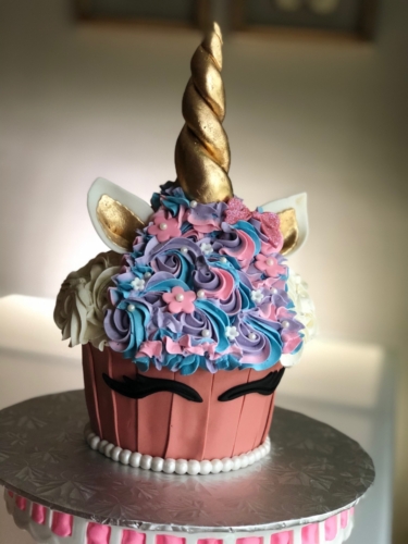 Unicorn Giant Cupcake