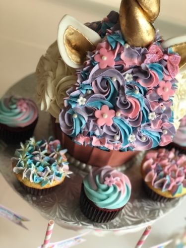 Unicorn Giant Cupcake