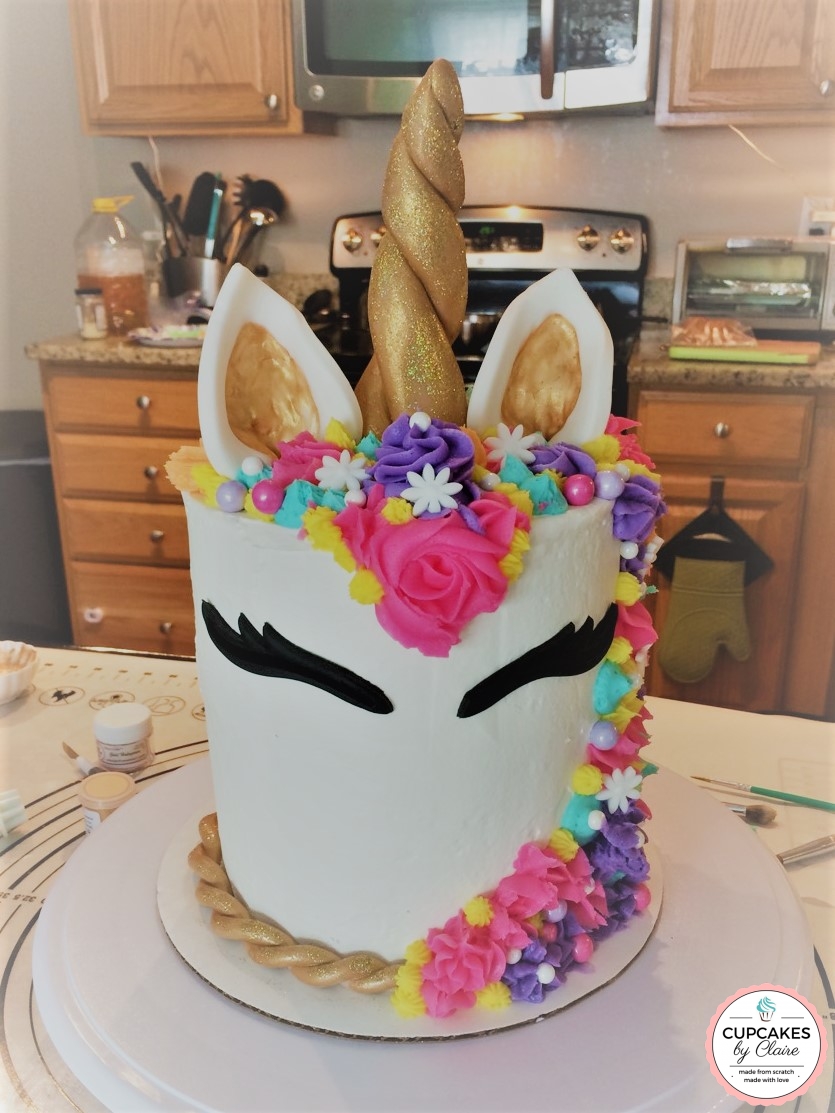 unicorn cake front